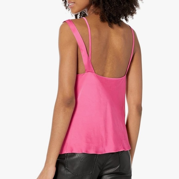 NWOT RARE Helmut Lang Rent the Runway Sash Slip Tank in Hot Pink Size 2 - Picture 2 of 11